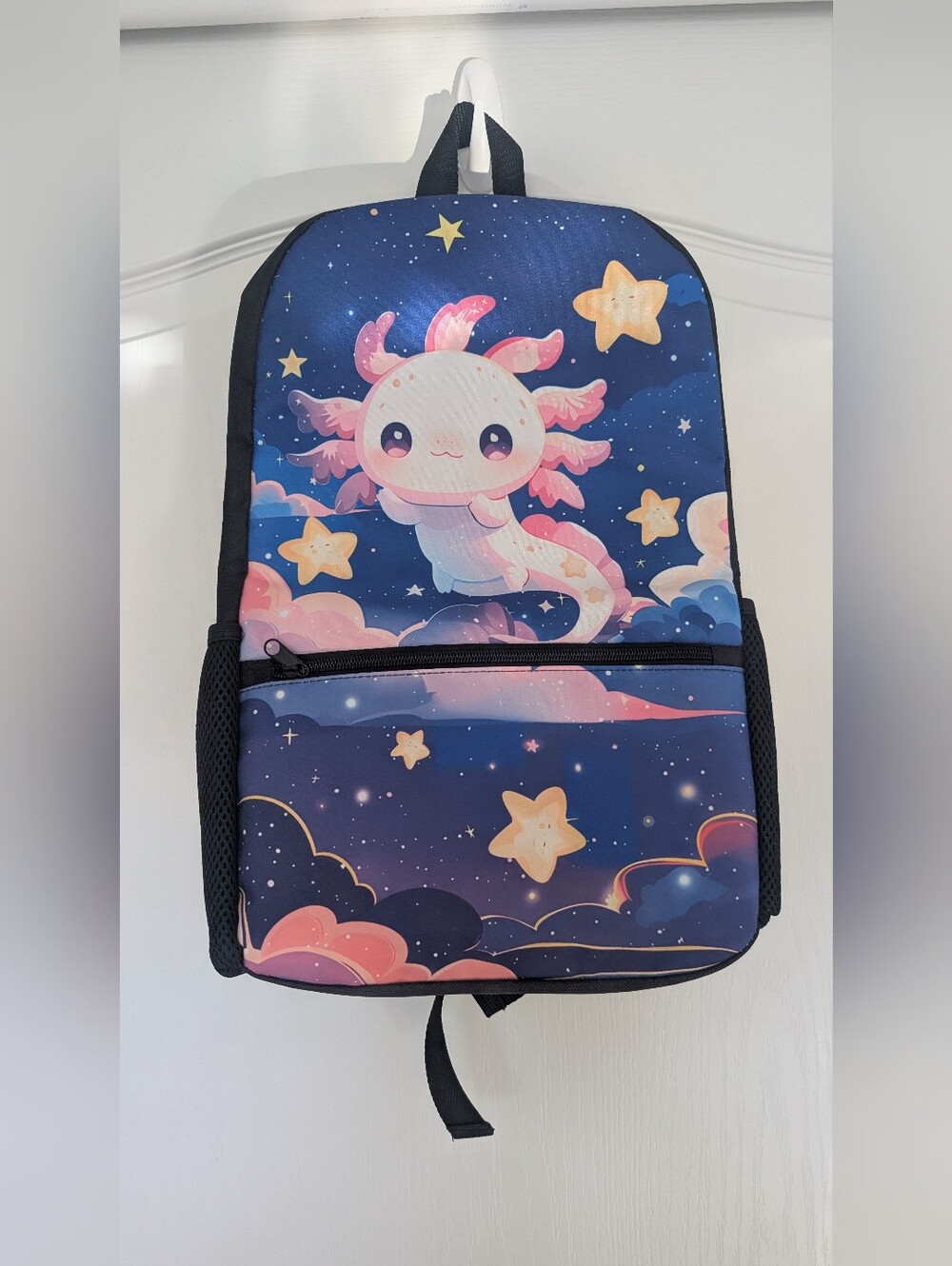 NWT 4 Piece Axolotl School Backpack Set